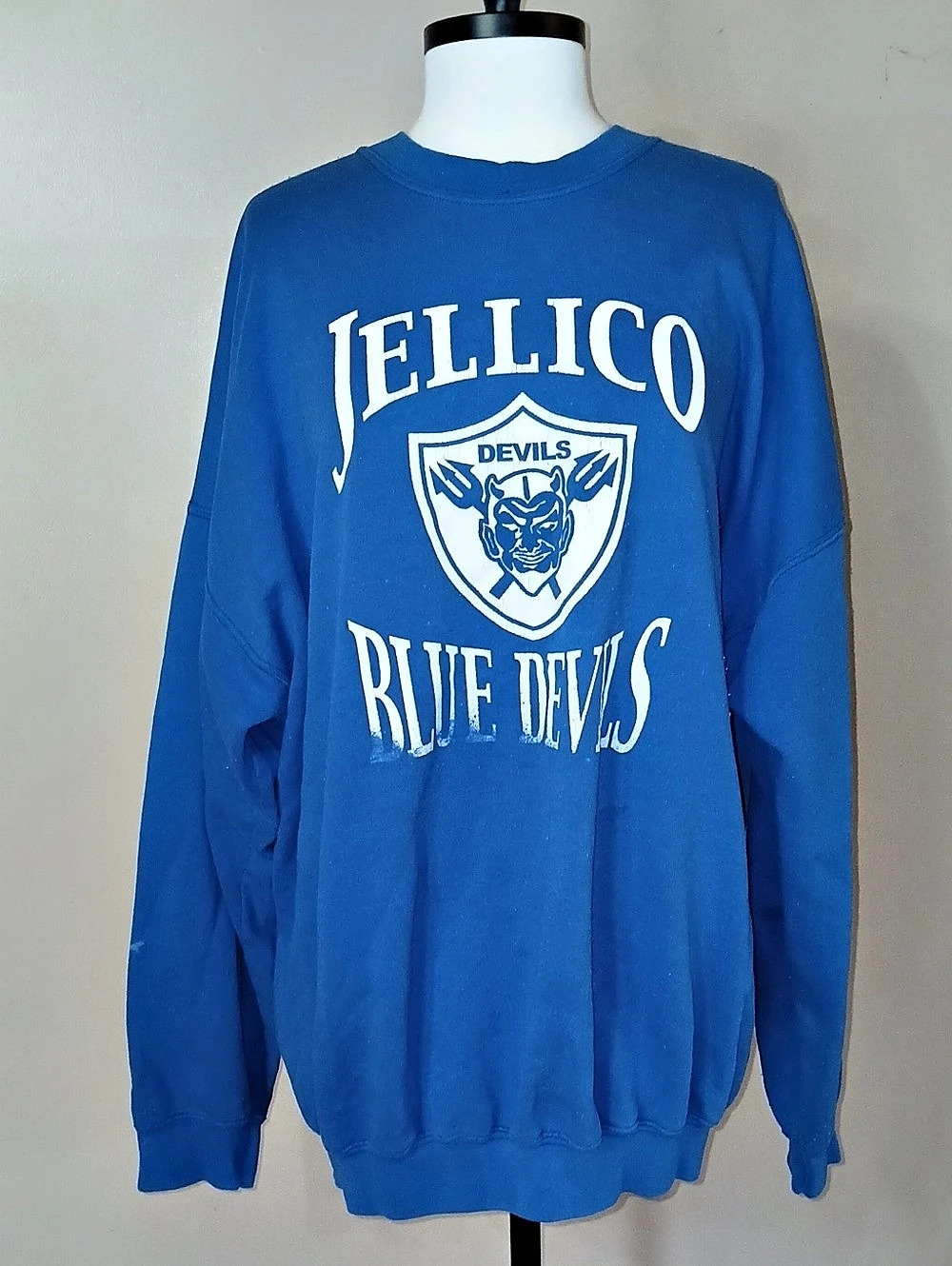 Blue Graphic Sweatshirt Like New